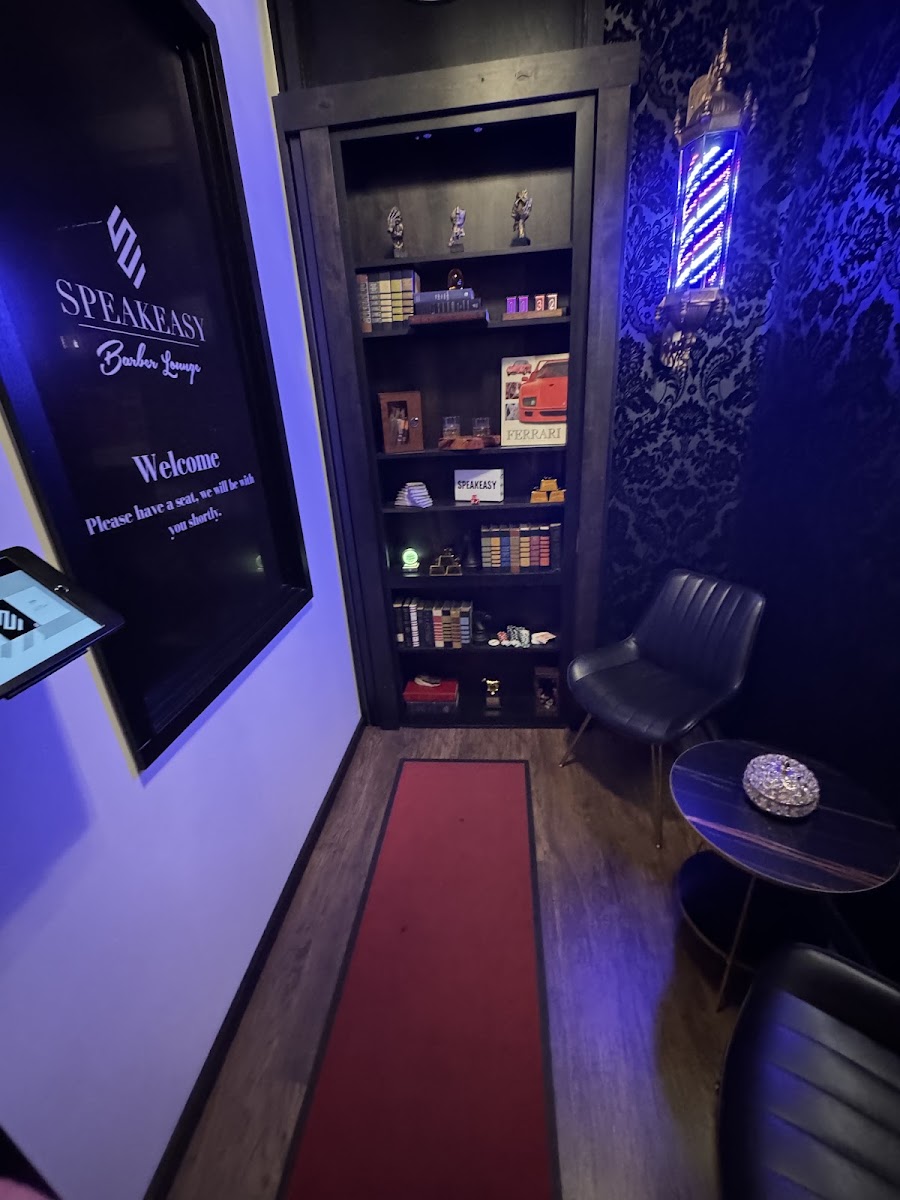 Speakeasy barber lounge photo 2